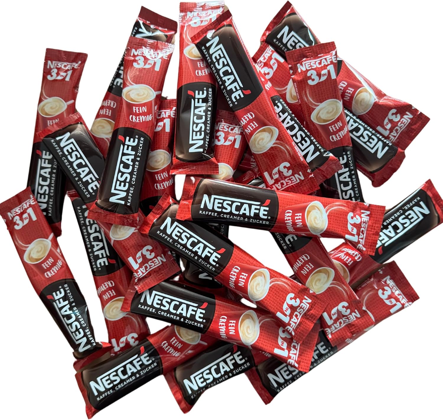 Nescafe Original 3in1 Instant Coffee Sachets 45 x 16.5g - Finely Creamy, All in 1 Sticks
