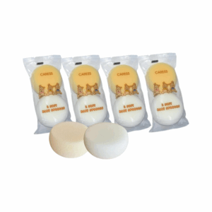 8 x Baby Bath Sponge Natural Body Puff, Soft and Gentle on Small Newborns and Older Babies - Perfect for Sensitive Skin, Bathrooms, Children and Bathing