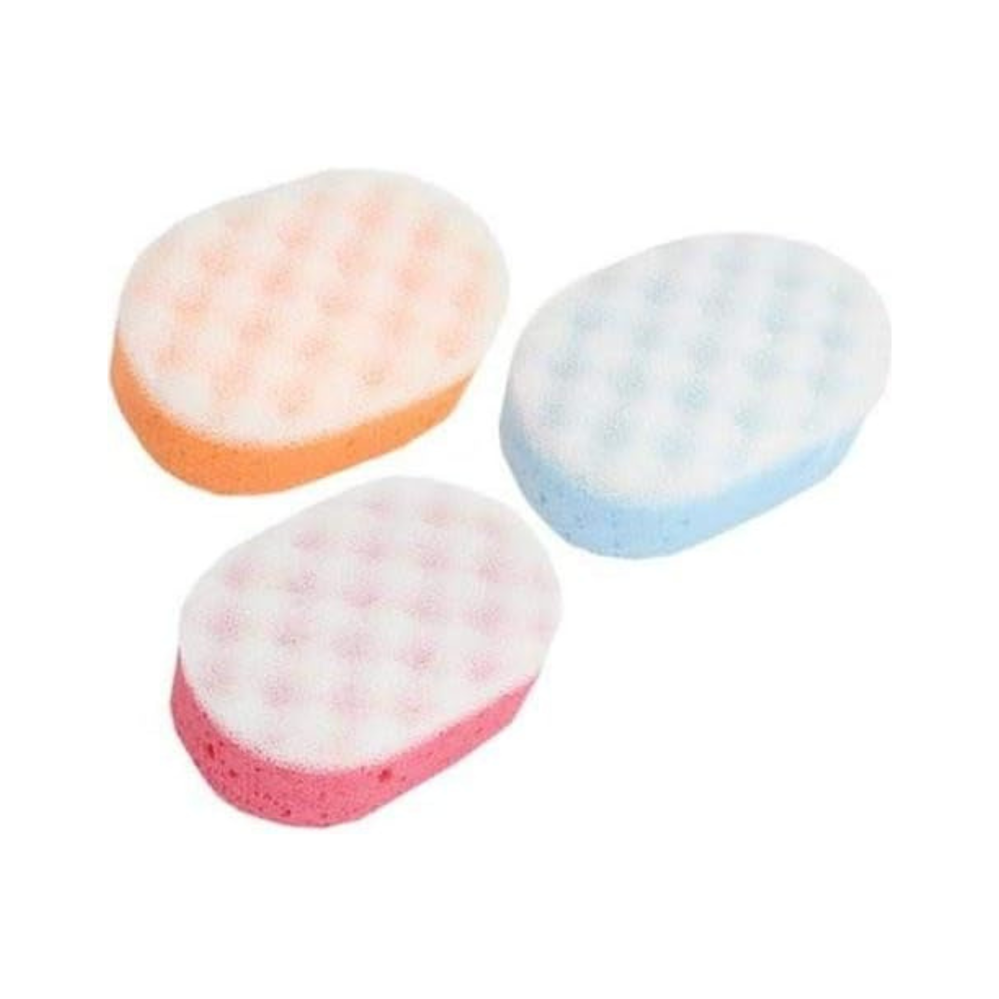 12 x Coral Exfoliating Bath Massage Sponges
