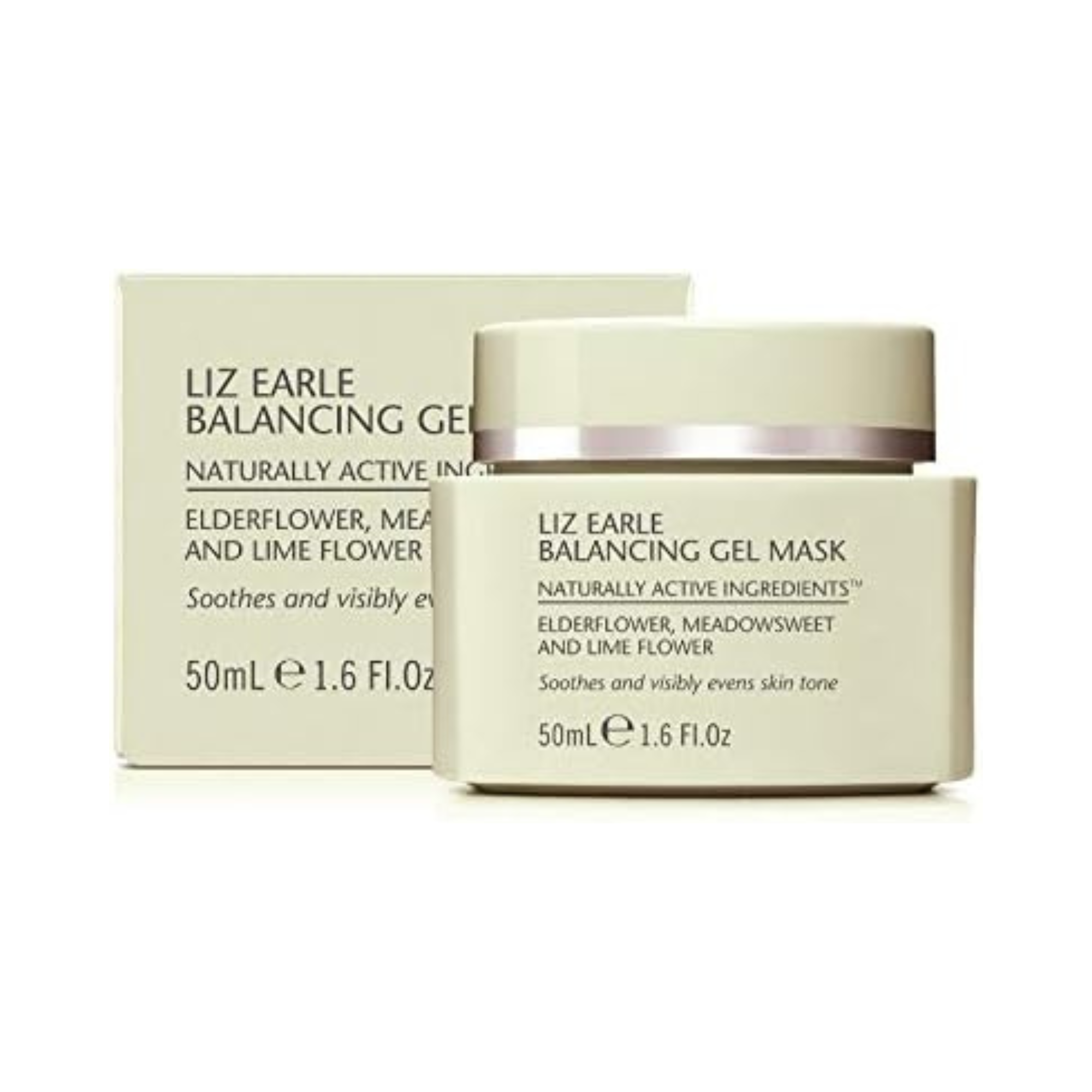 Liz Earle Balancing Gel Mask 50ml jar + 1 pure cotton cloth
