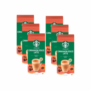 Starbucks Cinnamon Dolce Latte Premium Instant Coffee, 5 Sachets, (Pack of 6, Total 30 Sachets)
