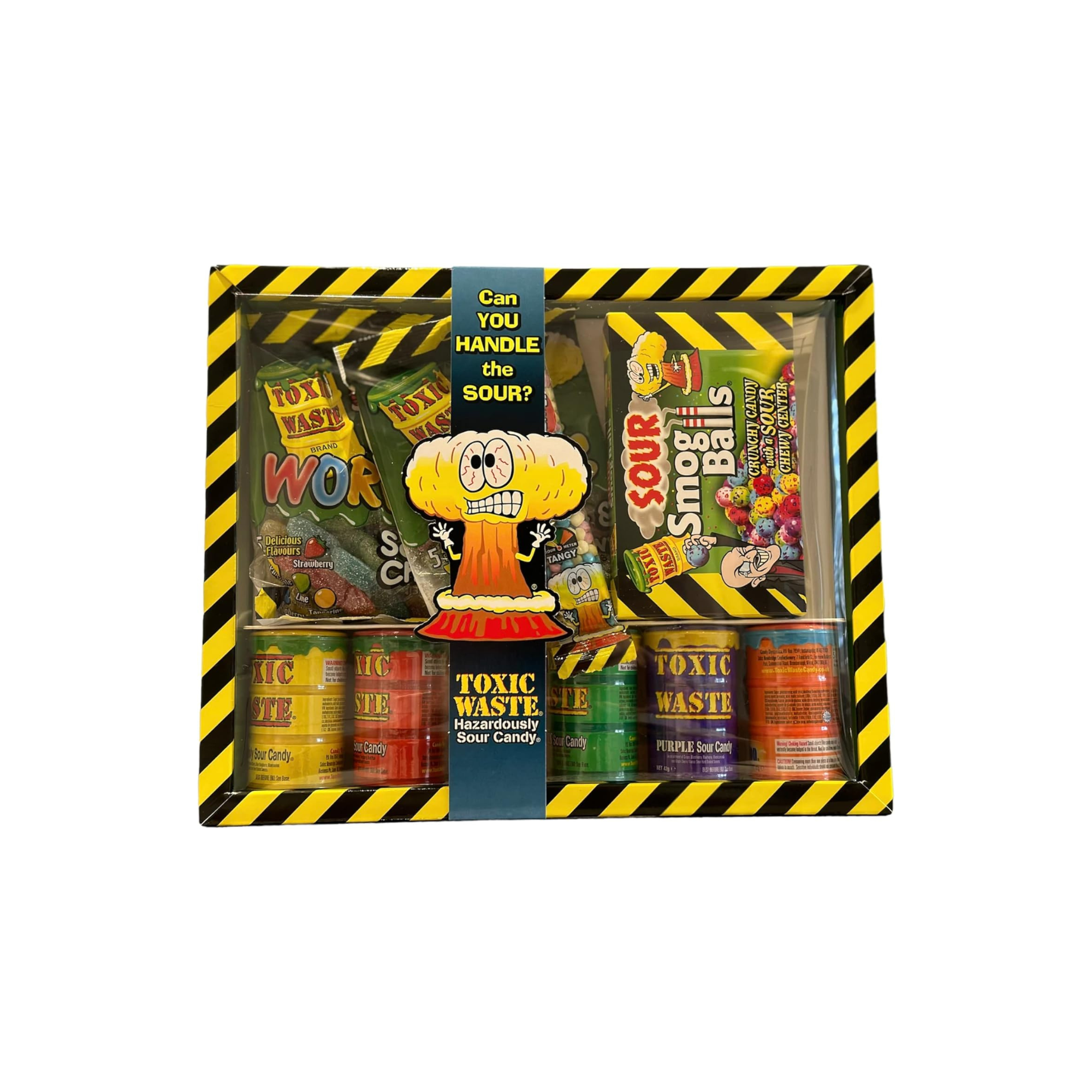 Toxic Waste Mega Selection Gift Box 639g | 9 Sour Sweet Packs