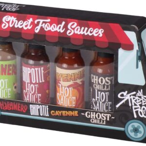 Gourmet Hot Sauce Gift Set - Streetfood Truck Variety 4 x 45ml