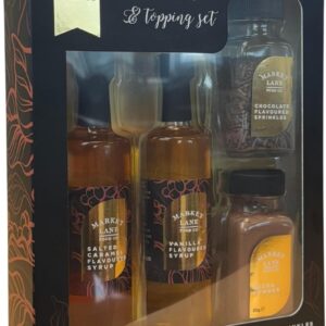 Syrup & Topping Gift Set – Caramel, Vanilla, Cocoa & Sprinkles