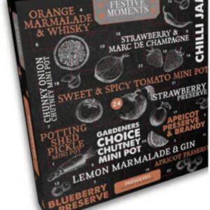 Gourmet Chutney Advent Calendar - Best Moments 24 Mini Jars of Luxury Chutney
