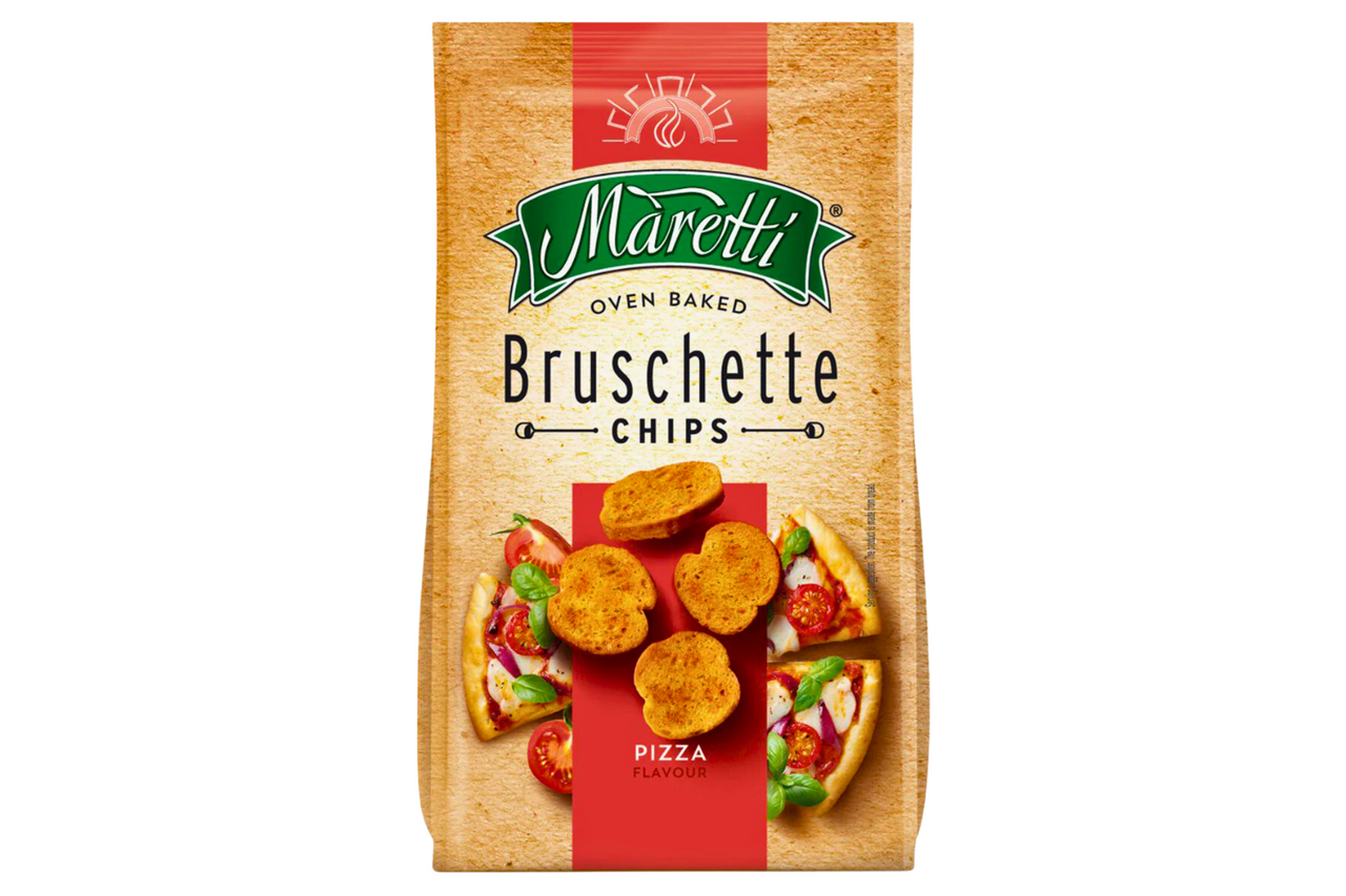 Maretti Luxury Italian Style Bruschette Chips - Pizza AL Forno - 70g