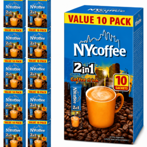 NY Coffee 2in1 Case – 10 Boxes ( 100 Sachets )