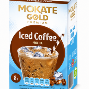 MOKATE GOLD Premium Mocha Iced Instant Coffee Sachets - (8 Sachets)
