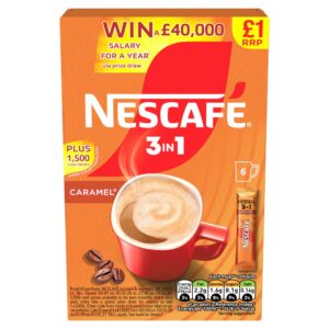 Nescafe 3in1 Caramel Sticks - (6 Sticks)