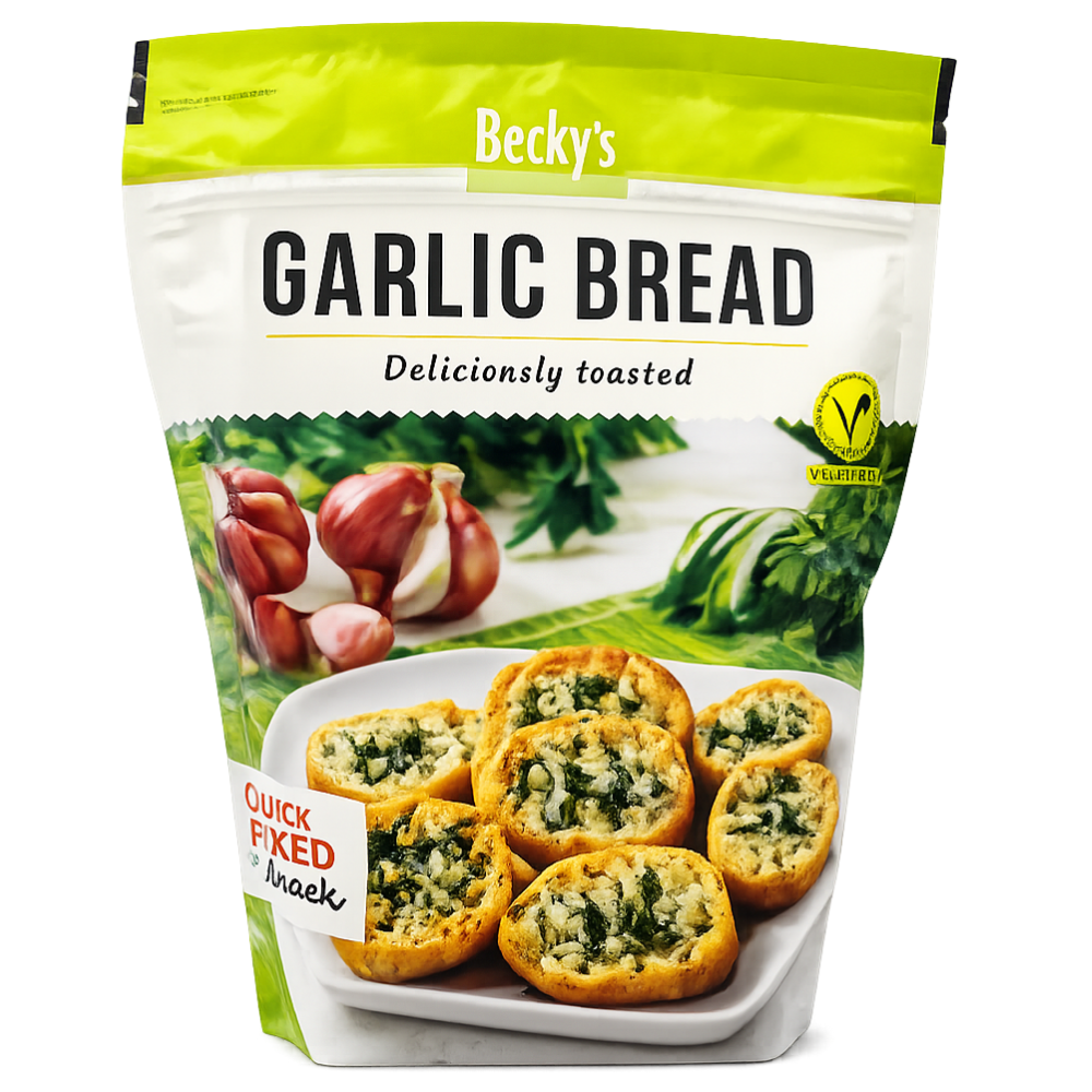 Oven Baked Garlic Luxury Bread Bag