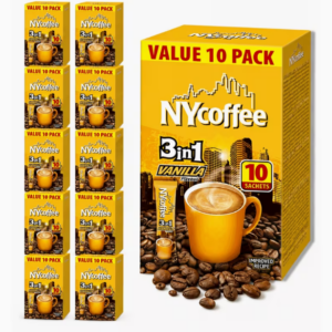 NY Vanilla Coffee 3in1 Case – 10 Boxes ( 100 Sachets )