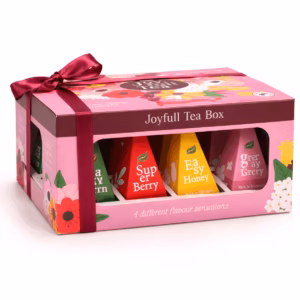 Joyful Tea Gift Box with 12 Tea Bags - 4 Different Flavours