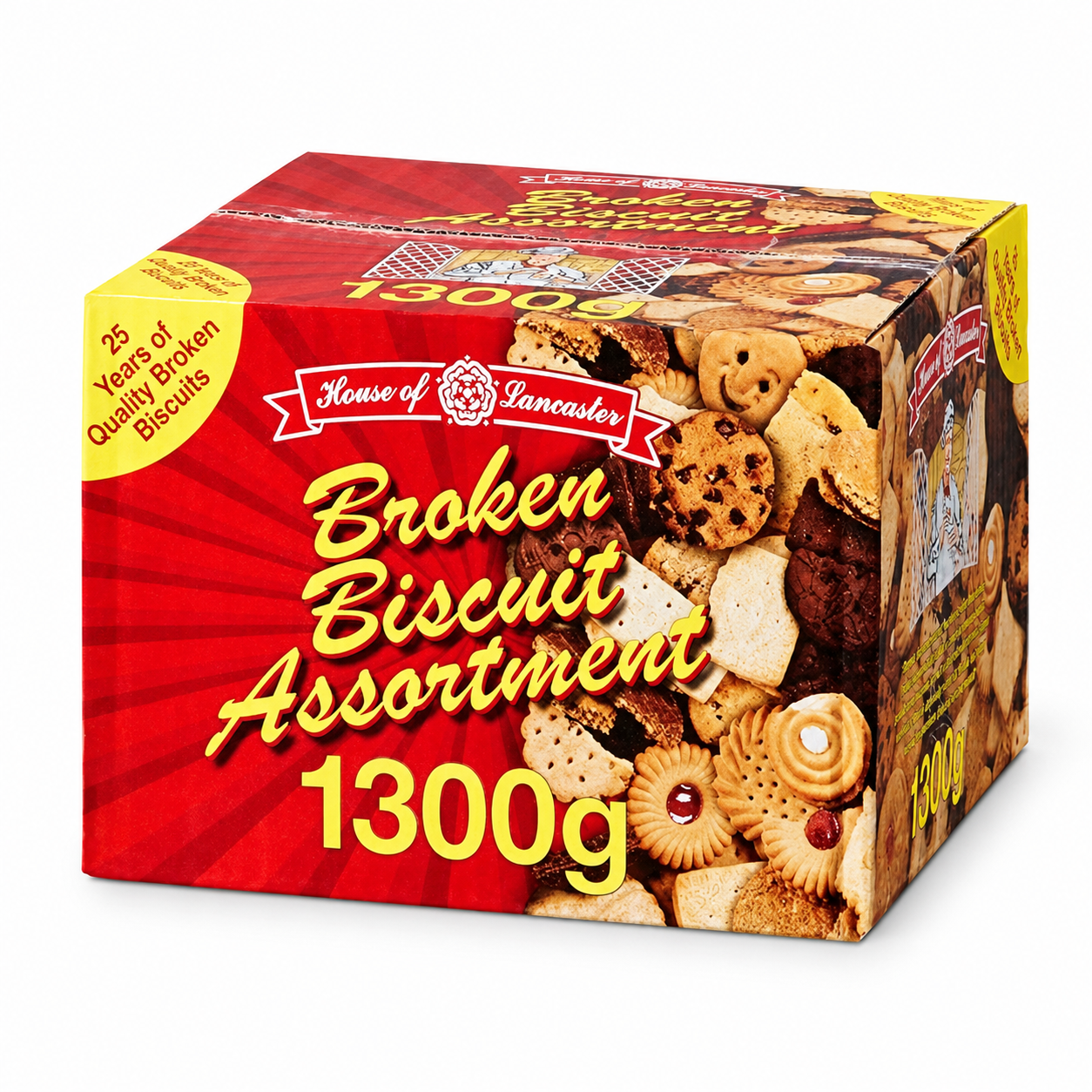 1.3KG Luxury House of Lancaster Broken Biscuit Box