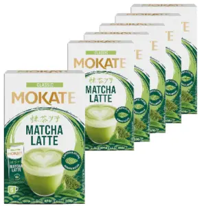 Mokate Matcha Classic Instant Latte Full Case - (30 Sachets)