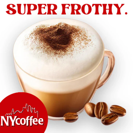 NY Coffee Instant Cappuccino Sachets - 18 Sachets - Image 2