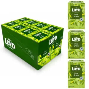 LOYD Pure Green Natural Oxidant Green Tea Bag Case (320 Tea Bags)