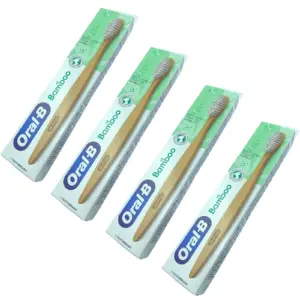 Oral B Bamboo Toothbrush - 4 Pack