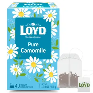 Loyd Pure Camomile Tea Bags | Refreshing Herbal Tea | 40 Bags