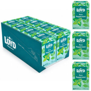 Loyd Pure Peppermint Tea Bag Case | Refreshing Herbal Tea | 320 Tea Bags